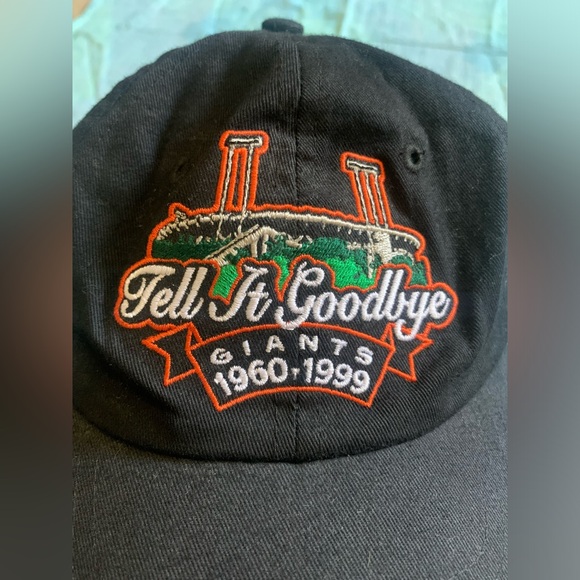 San Francisco Giants Vintage Black Baseball Cap - Tell It Goodbye - 1960-1999 - Picture 3 of 5